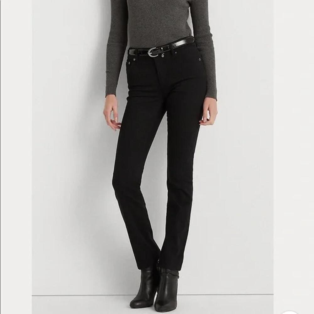Lauren Ralph Lauren Modern Skinny Black Jeans Women's size 14